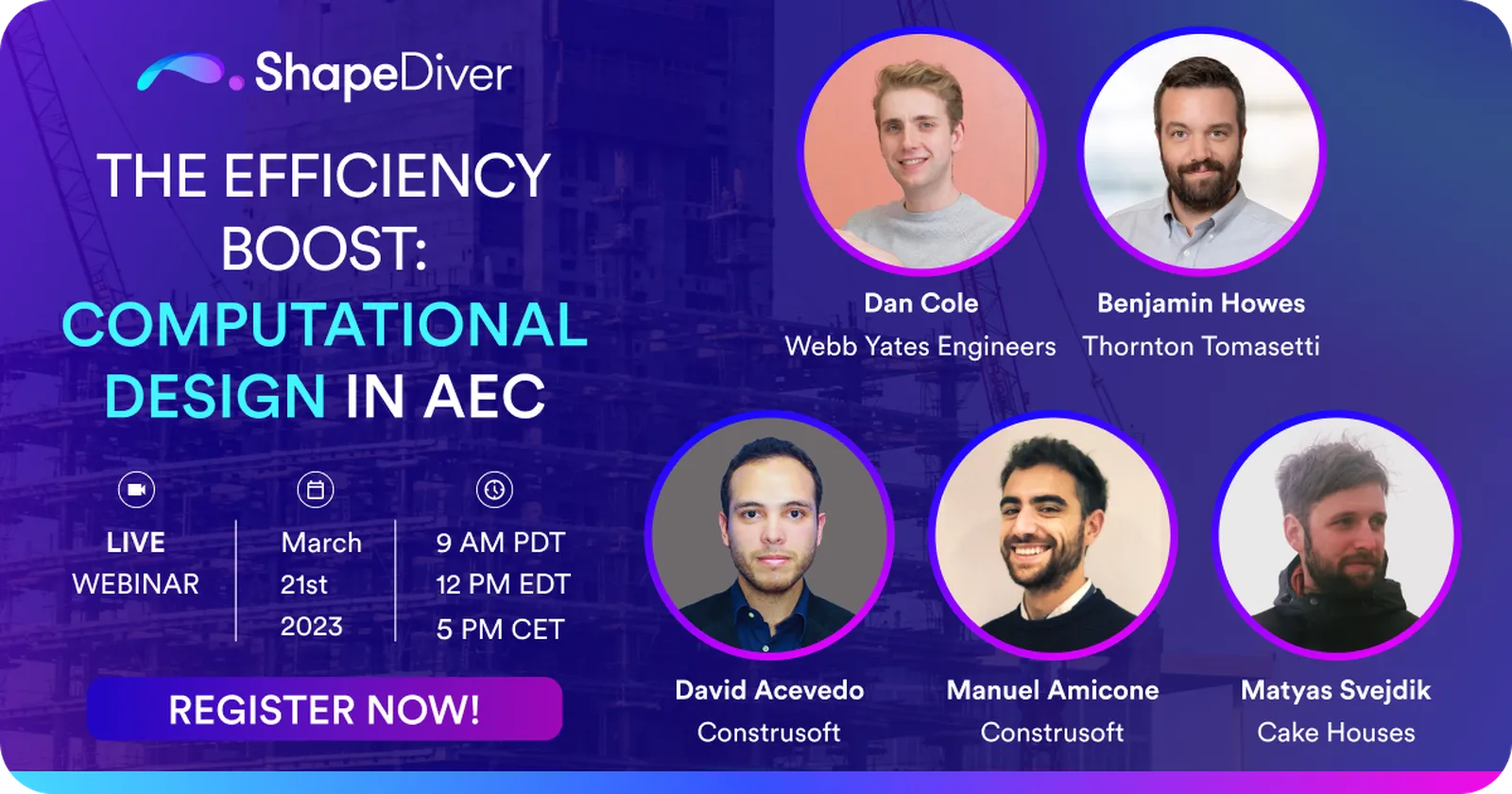 The Efficiency Boost: Computational Design in AEC | Live Webinar