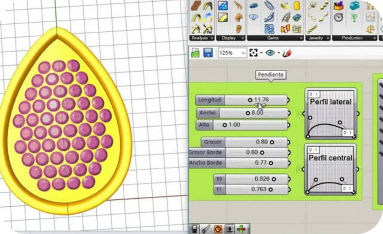 Peacock: Generative Jewelry Made Easy