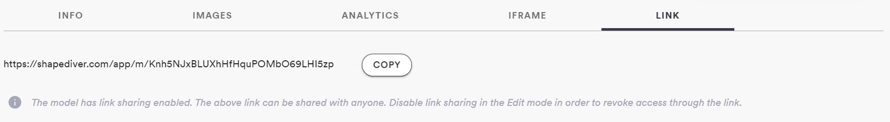 This is an image that shows how to share private links with anyone.