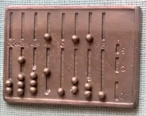 Old roman abacus